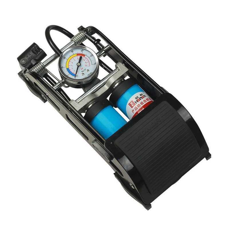 极速欧耐脚踏打气筒高压可携式迷你自行车打气泵汽车X电动车摩托