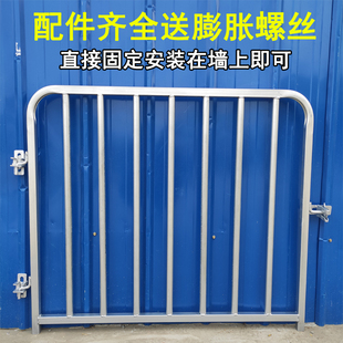 极速猪圈门锁配件关猪舍门安装水泥E砖砌墙猪门挂扣碰锁产床围栏