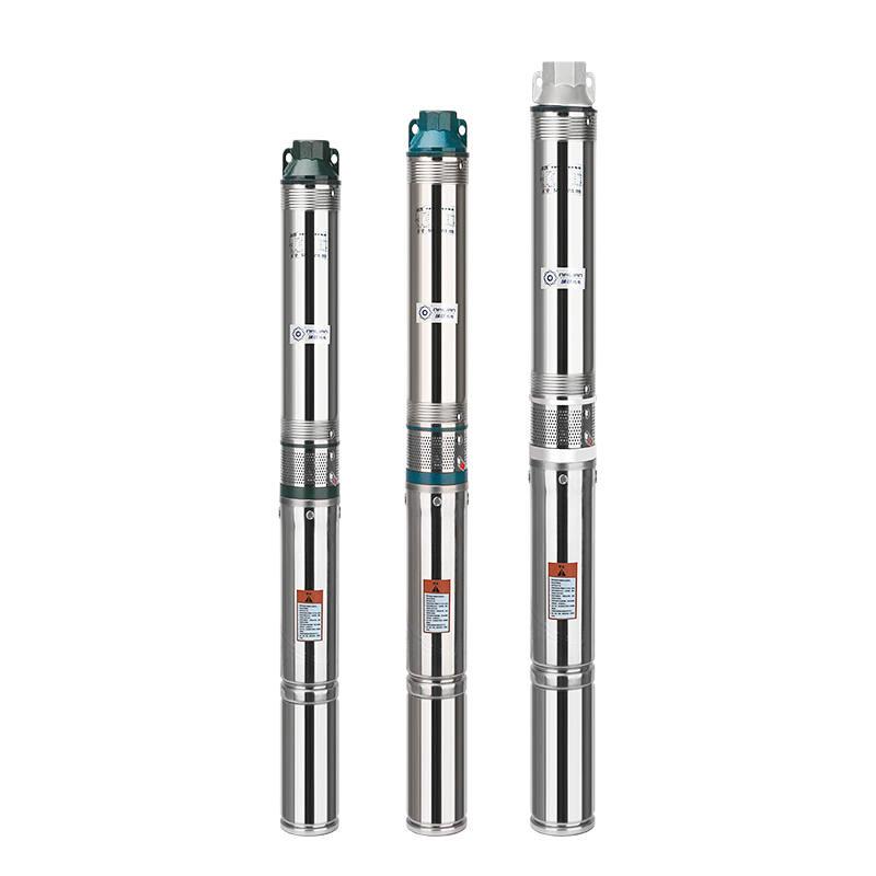 极速深井泵不锈钢潜水泵220V高扬程加压抽J水机深水泵380v三相电