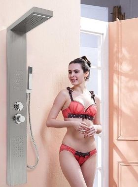 极速Shower Panel Waterfall Rain Shower FauNcet Set SPA Massa