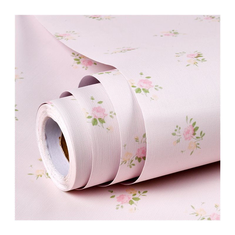 极速壁纸自粘卧室温馨防水防潮田园小花壁纸网红背景墙Z面装饰贴