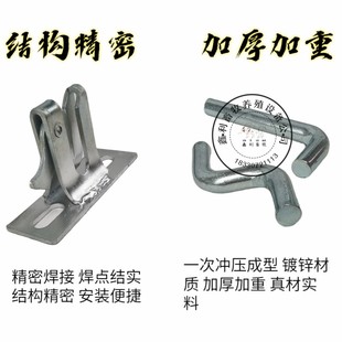 极速猪圈门砖砌猪舍门挂s扣扣件猪栏门卡扣碰锁母猪产床围栏猪门