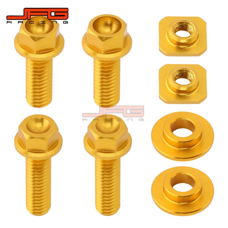 极速适用于RMZ4502005-2007越野摩托车改装配件后挡X泥板塑料件螺