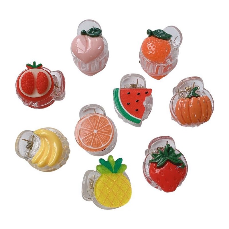 极速P儿童小爪子发夹o女童头饰女孩2022年新款碎发抓夹夏季前额浏