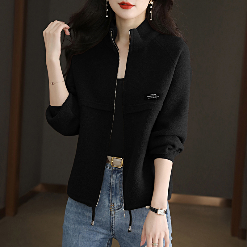 极速小个子中e年妈妈装短款毛呢外套2023新款中老年女装春秋冬时