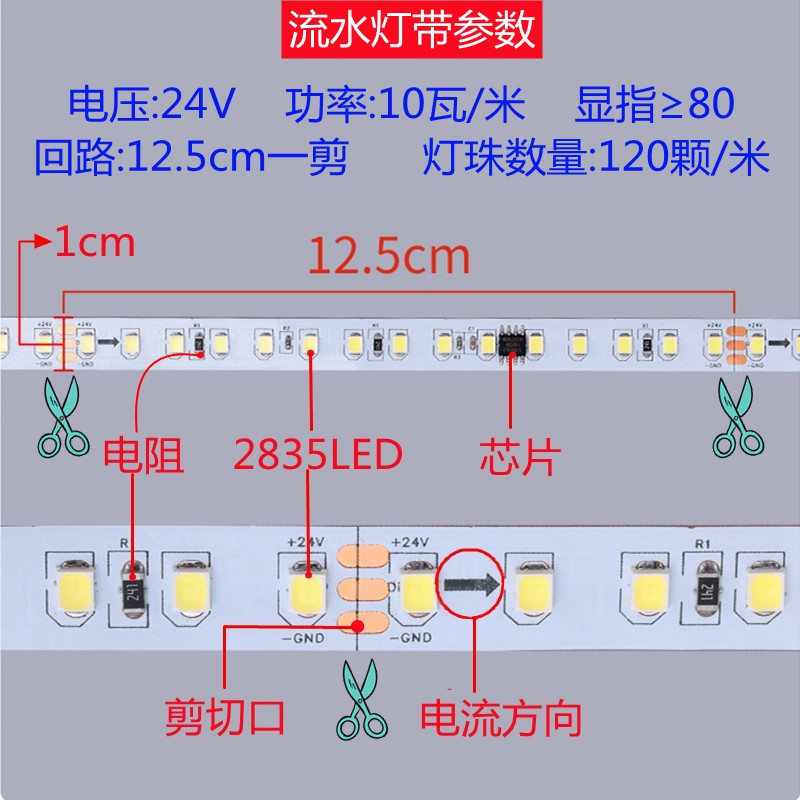 极速24V流水灯带跑马流星追x光常亮关灯回流网红婚庆遥控线条形气,家装灯饰光源,室内LED灯带,淘宝优惠券,粉丝福利购,淘宝优惠卷