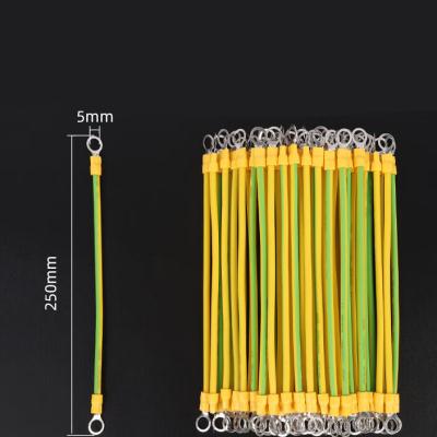 极速黄绿双色接接地线黄绿双色光伏接接地线桥架软铜W线配电箱机