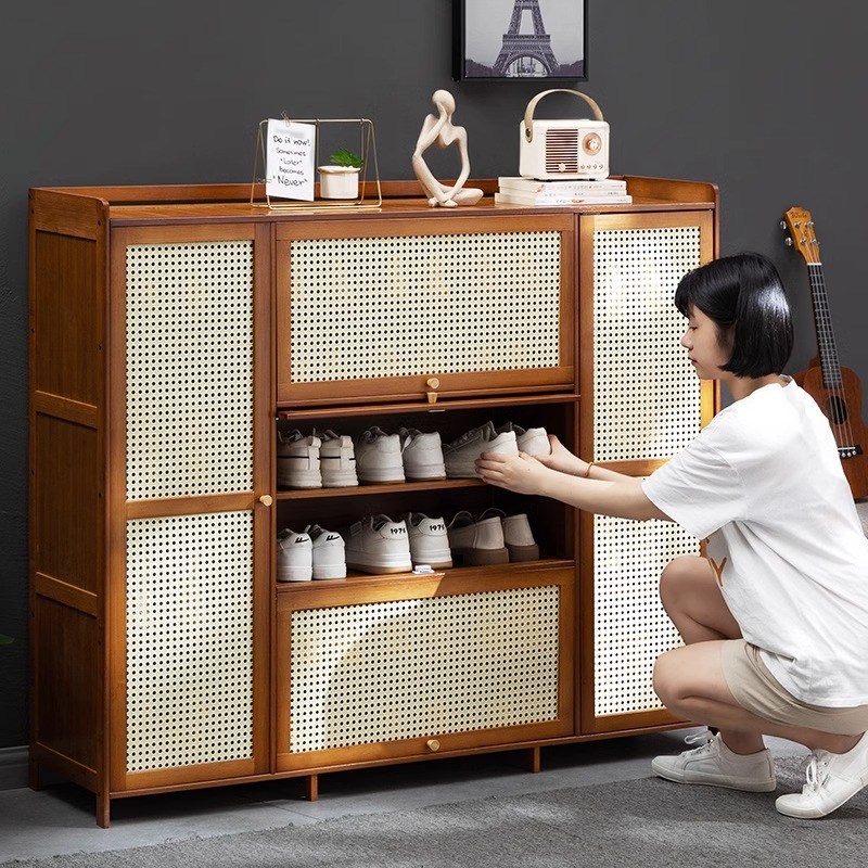 速发鞋柜门口家入大容内鞋架子室量简易收纳神器省空间用户置物屋