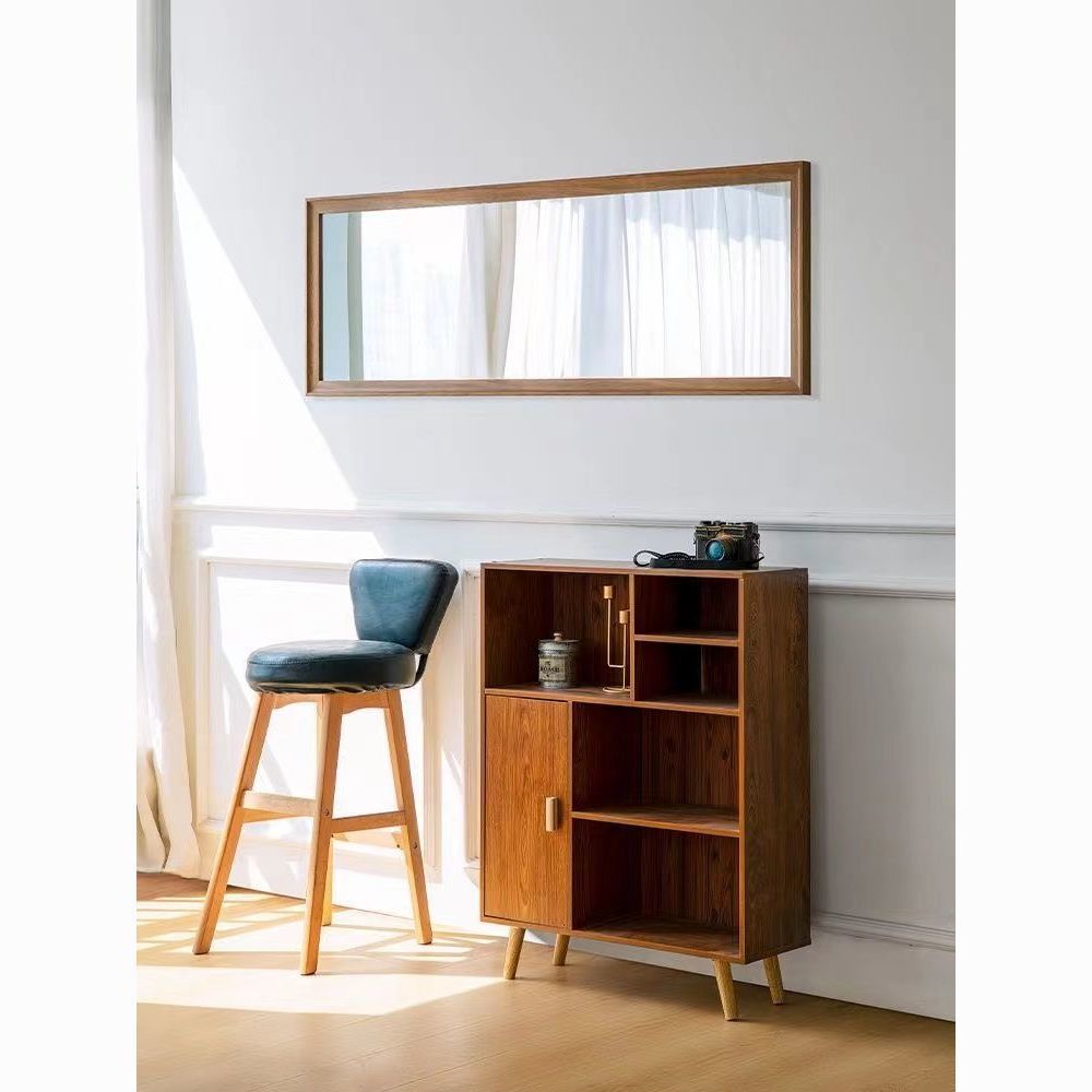 创意镜子横挂墙全身镜家用化妆镜入户玄关试衣镜装饰壁挂镜子横版