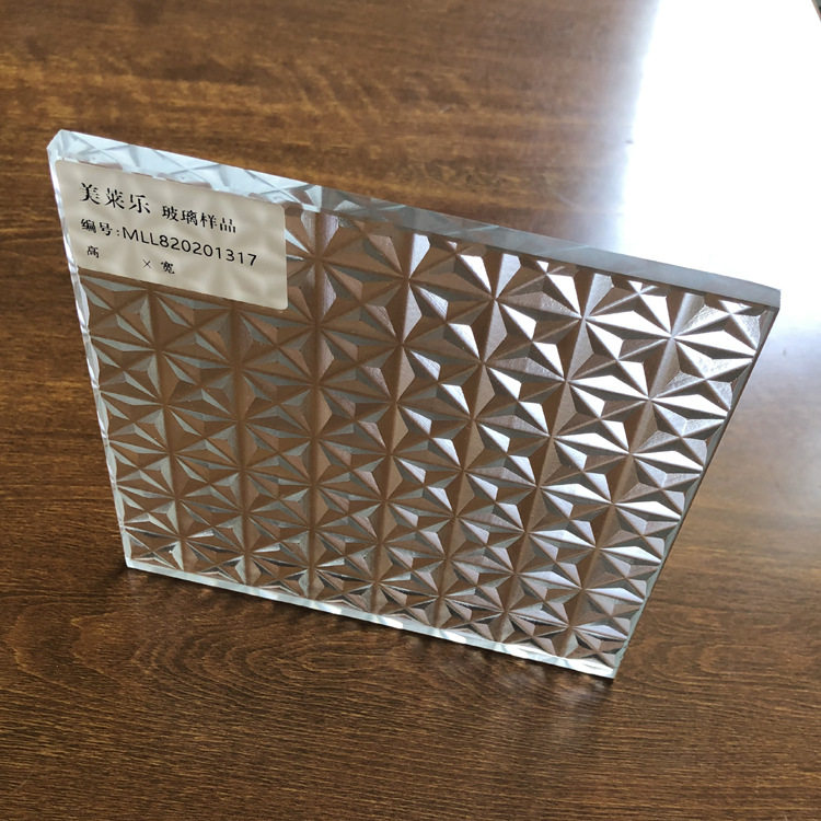 工厂供应艺术3D立体雕刻玻璃 晶钻车刻玻璃加工广州惠州