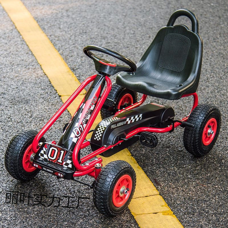 2026儿童卡丁车四轮车脚踏车可坐男女宝宝至岁儿童健身自行车脚蹬