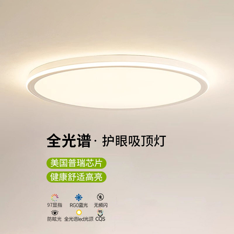 简约北欧圆形LED吸顶灯