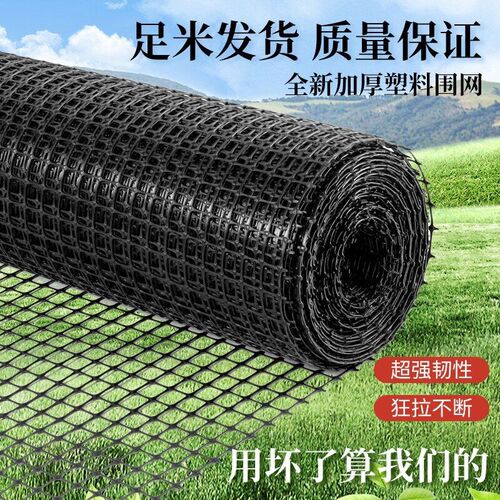热销加厚菜园防鸡鸭围栏塑料网果园菜园圈地O鱼塘防护网方格网玉