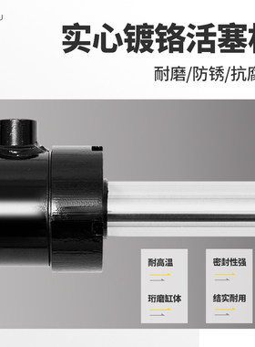 热销重型油缸12吨实心杆非标定A做单双向工程机械专用升降双耳液