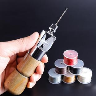 直钩锥子皮具手工缝线器工具千枚通diy皮艺修鞋 皮革手缝机 缝线针