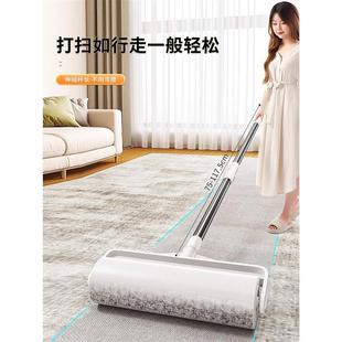 粘毛器滚筒粘尘卷纸长柄大号加长家用滚刷吸头发去毛替换沾毛神器