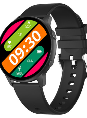 MX1（DAFit）全圆外贸心率血压血氧DA FIT游戏IP67运动智能手表