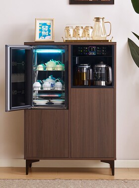 热销饮水机茶吧机家用全q自动2026新款实木消毒柜餐边新中式智能