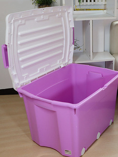 。可上锁的收纳箱子带锁塑料特大号能上锁大容量学生加锁储物箱整