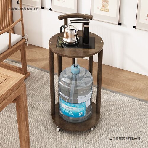 移动茶水柜客厅家用茶吧机茶台小茶几餐边柜烧水壶一体泡水茶桌木