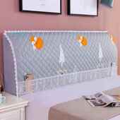 极速厂促id16全包夹棉床头罩套软包床头套罩欧式 弧形皮床靠背罩防