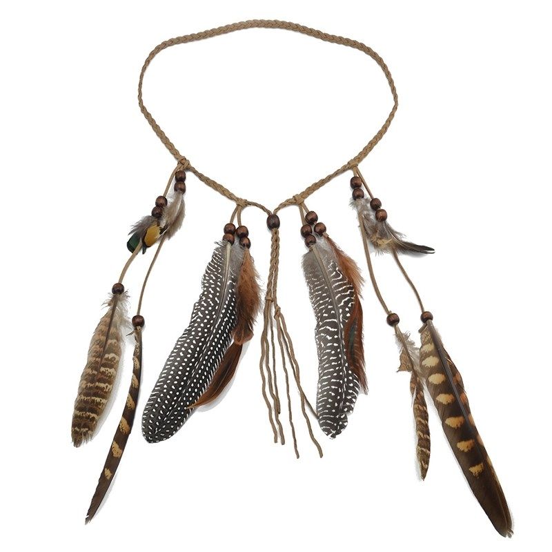 速发印第安人羽毛头饰非洲鼓头饰土著野人帽子幼儿园儿童舞台表演