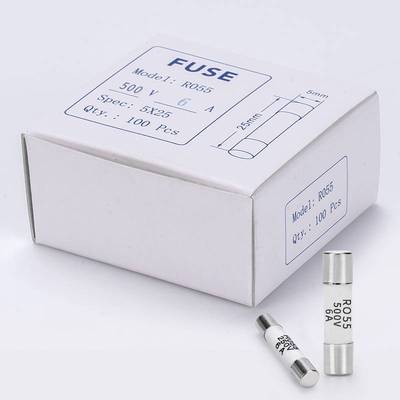 极速500V陶瓷保险丝熔断器管芯子RtO54.R055.R057.R058.500V2A6A1