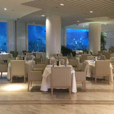 极速新品海水缸生态海洋缸亚克A力鱼缸圆柱弧形水族箱承接水族工