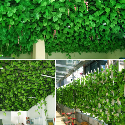 速发2.4M Artificial Ivy green Leaf Garland Plants Vine Fake