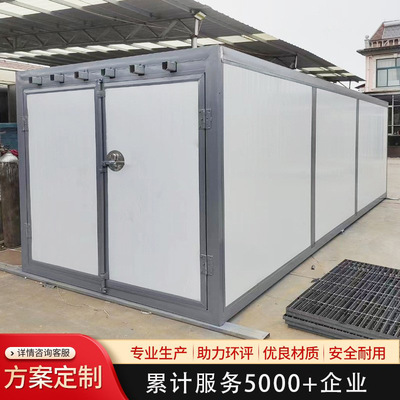 定制液化气高温烤漆房工业烤箱电加热高温烤房静电喷塑设备固化房