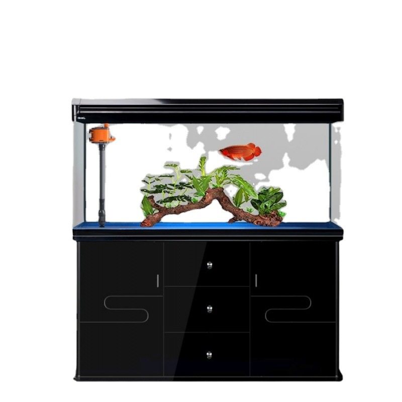 极速鱼缸 大g型客厅家用大中小型水族箱白玻璃懒人免换水带底柜金,家装灯饰光源,室外LED灯带,淘宝优惠券,粉丝福利购,淘宝优惠卷