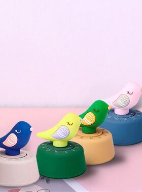 极速Mechanical Kitchens Timers Wind-up Rotatable Cute Bird