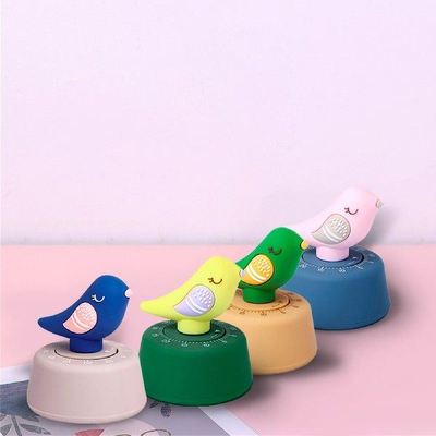 极速Mechanical Kitchens Timers Wind-up Rotatable Cute Bird