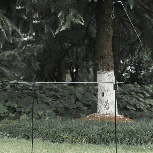极速Outdooer Camping Rack Solid Steel Multi Functional Cookw