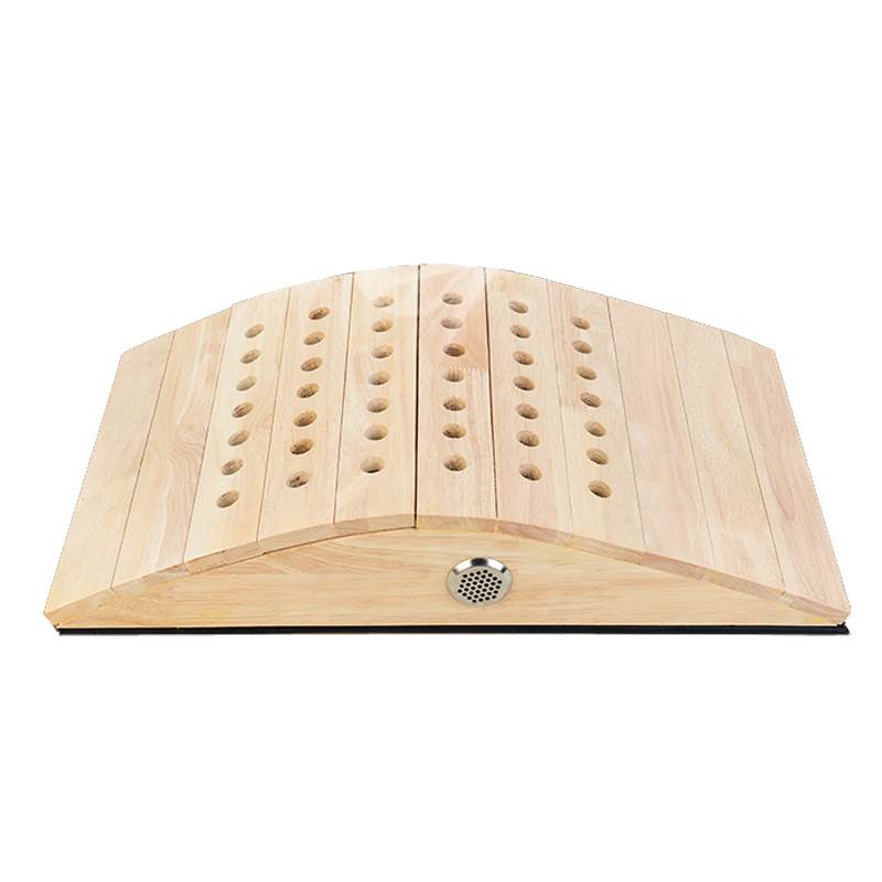 极速艾灸盒木制弧形多功能全身通用实木艾条箱P温灸器腰腹足底家