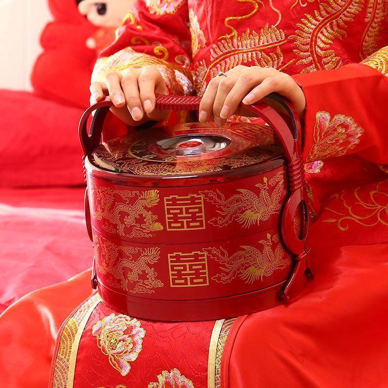 极速结婚盒婚庆用品n手提食盒双层糕点陪嫁嫁妆新娘女方饺子糖果,节庆用品/礼品,创意礼盒/礼品套组,淘宝优惠券,粉丝福利购,淘宝优惠卷