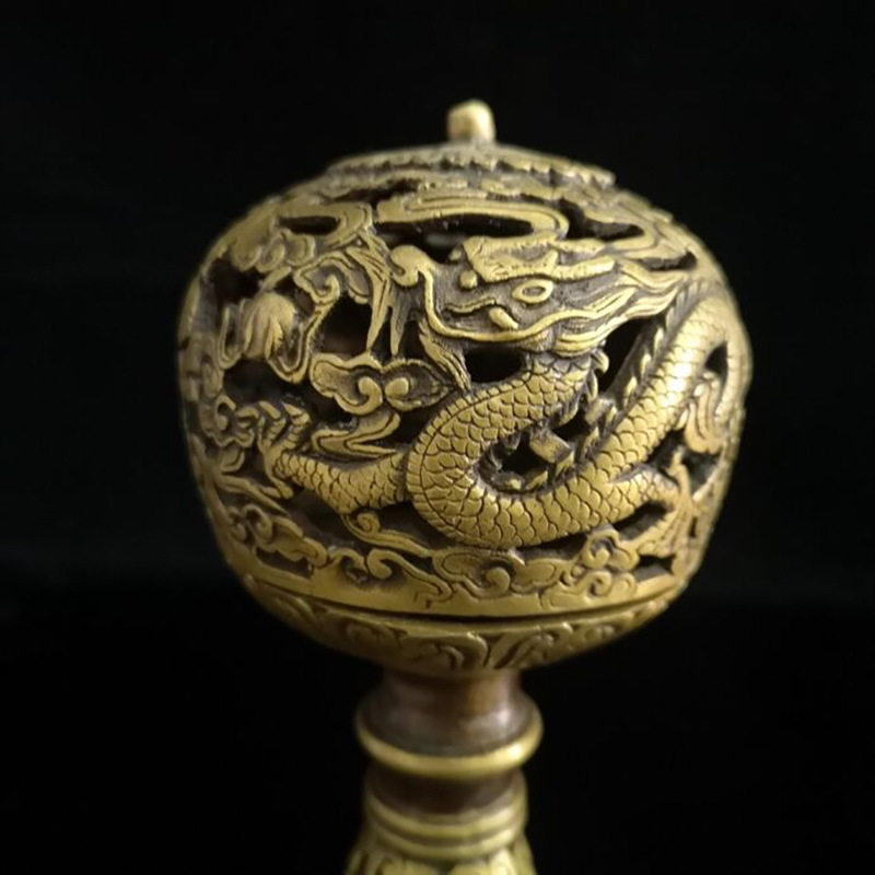 极速靚仿古做旧黄铜龙香插熏香炉家居G客厅摆件古玩收藏铜器铜香,金属材料及制品,其他金属制品,淘宝优惠券,粉丝福利购,淘宝优惠卷