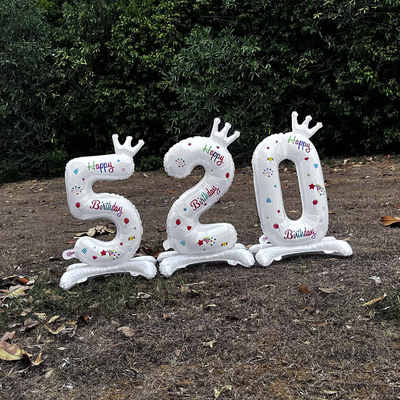 极速32Inches Birthday anniversary BallooKns Year Column Part