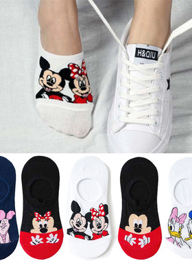 极速5 Pairs/Lot summer funny Cute women invisibleT Socks ani