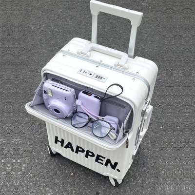 极速Front Opening nBusiness Luggage Case Ins Trolley Case Un