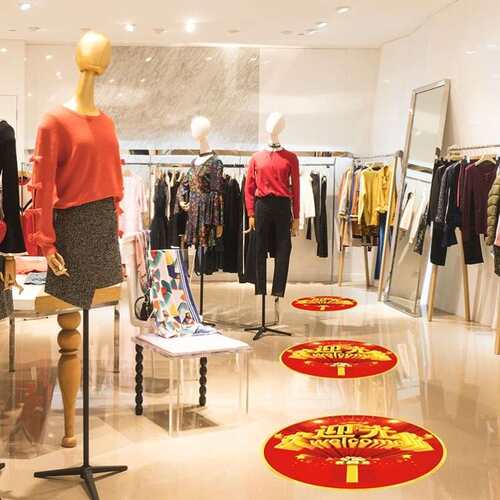 新品Handc s machine shop decoration fruit shop lobby floor V