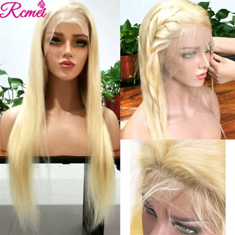 极速13x4 38 40 6l13 Blonde HD Lace Front Human Hair Wigs Str