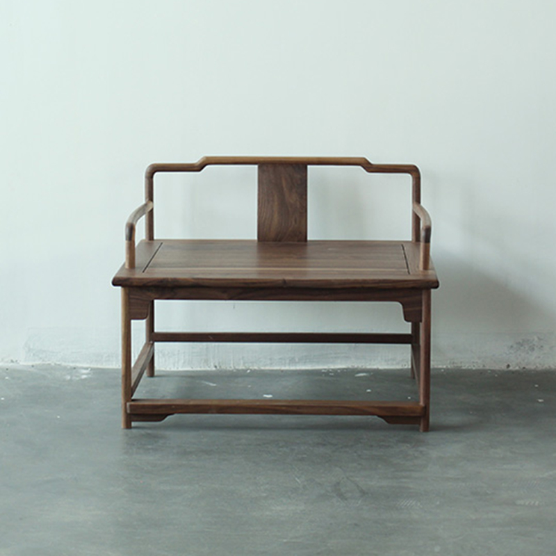 极速野木1c978明式大禅椅茶椅主人椅主泡位茶室家具新中式打禅禅