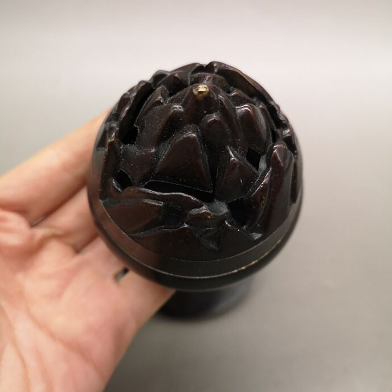 极速仿古做旧紫铜色博山炉家居摆件古玩铜器收S藏熏香炉铜香炉,金属材料及制品,其他金属制品,淘宝优惠券,粉丝福利购,淘宝优惠卷