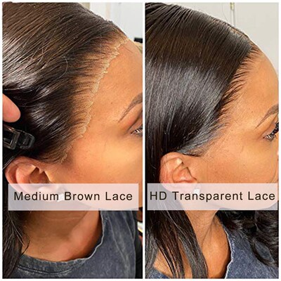 极速250% density HD TransparentB Lace Frontal Human Hair Wig
