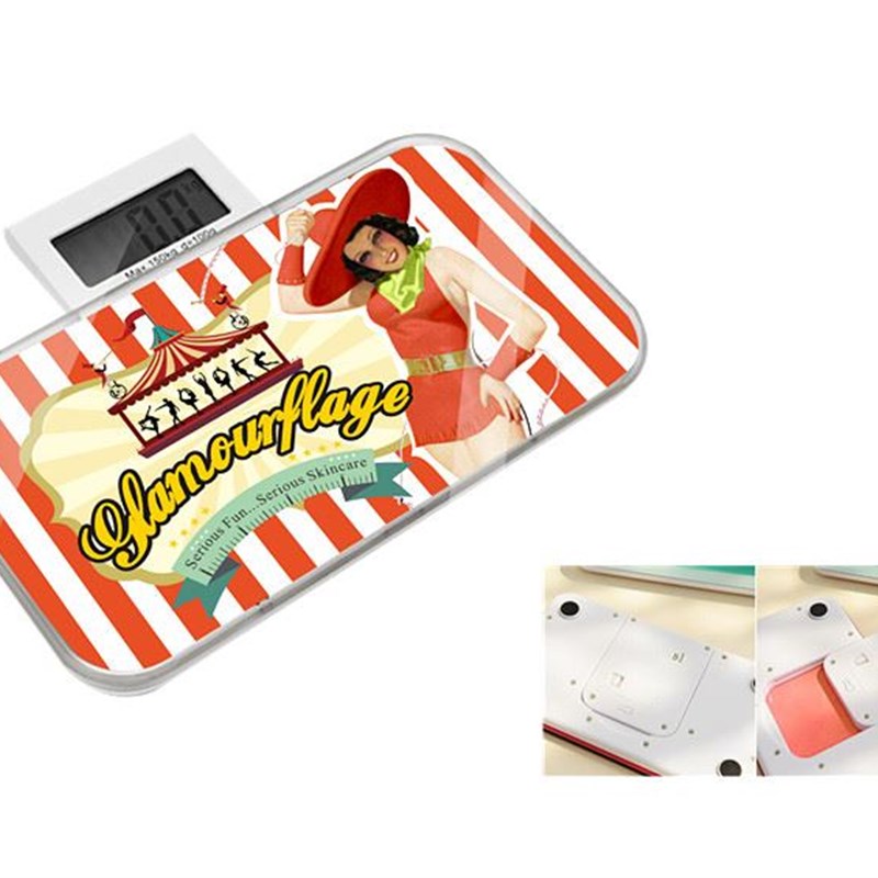 极速格兰玛弗兰玲珑菲儿D迷你电子称体重秤健康秤