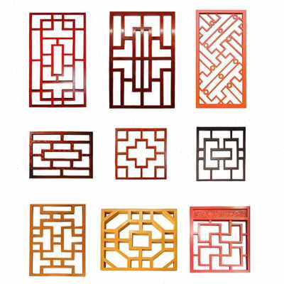 新品厂销茶c楼仿古木纹铝窗花格子隔断餐厅新中式铝屏风格栅吊顶,金属材料及制品,其他金属制品,淘宝优惠券,粉丝福利购,淘宝优惠卷