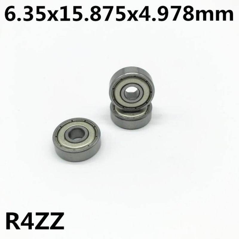 极速10pcs R4-2RS R4ZZ dseep groove ball bearing 6.35x15.875x