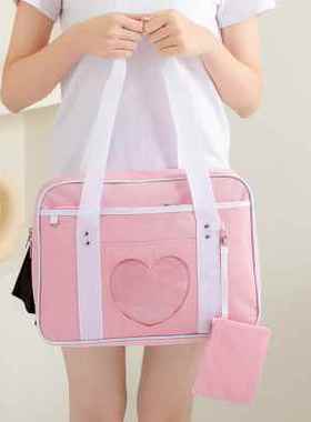 极速Japanese Preppy Stryle JK Pink Uniform Shoulder School B