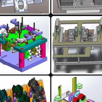 极速机械工程师:更新1800套工装夹B具检具治具3D图纸2023年04月份